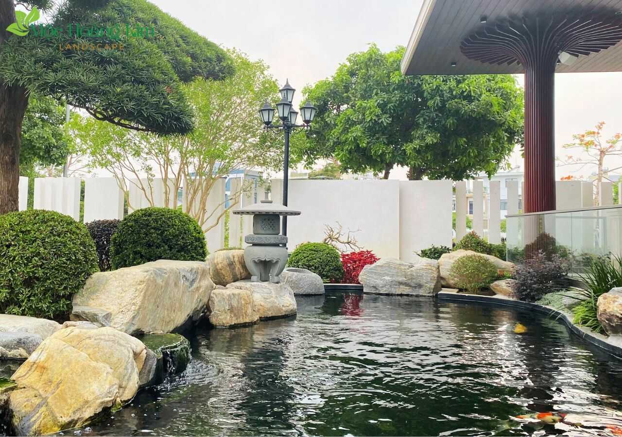Thiết Kế Thi Công Hồ Cá Koi Tại Quảng Ngãi